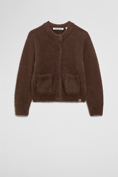 Fluffy Knit Cardigan