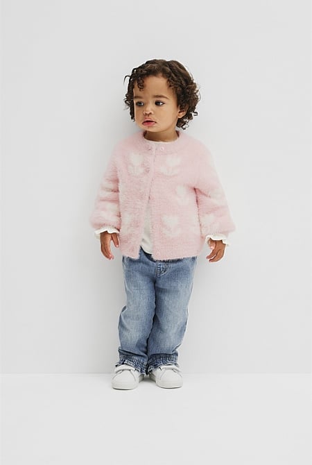 Floral Jacquard Knit