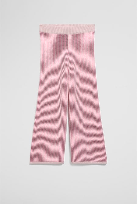 Organically Grown Cotton Contrast Fisherman Pant