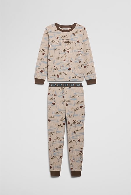 Australian Cotton Bear Print Pyjama