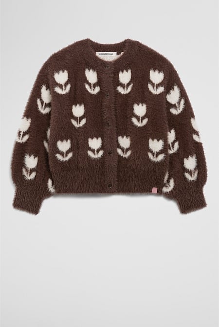 Floral Jacquard Knit