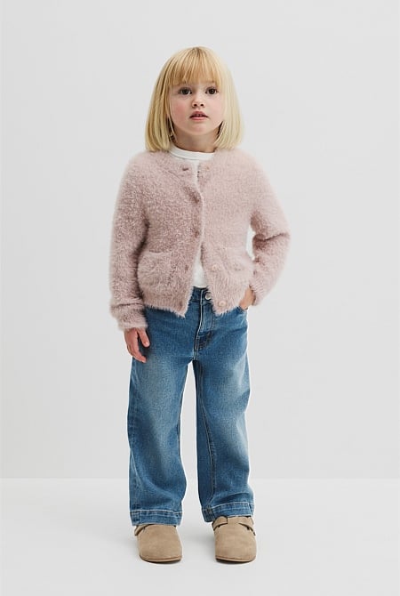 Fluffy Knit Cardigan