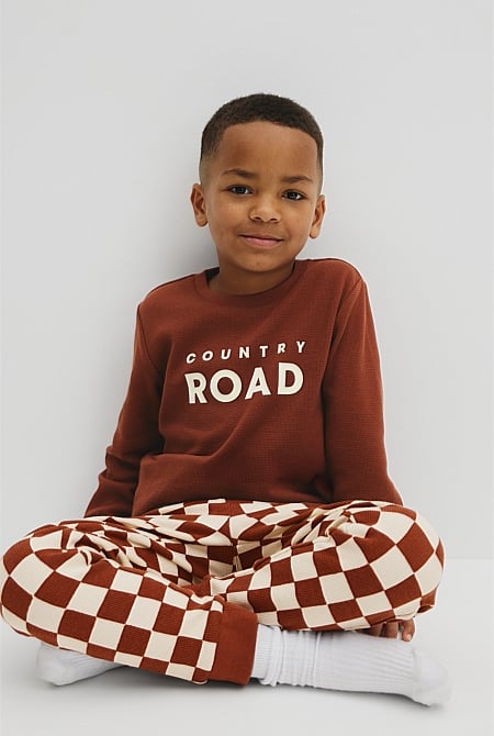 Australian Cotton Check Print Pyjama