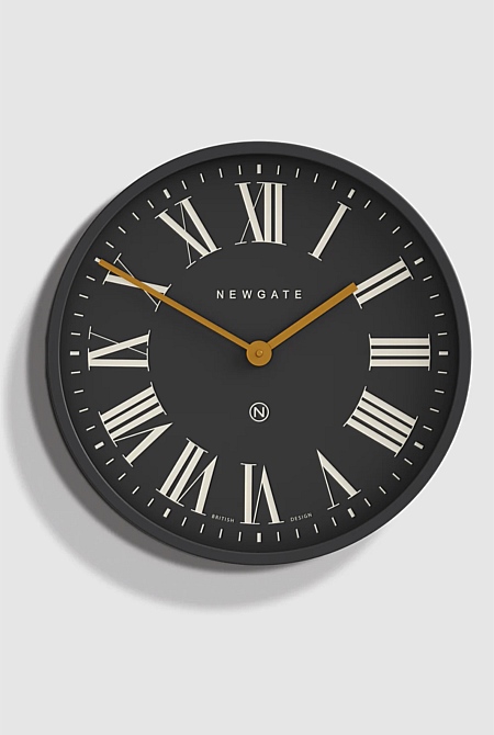 Mr Butler Wall Clock - Moonstone Grey Reverse Dial