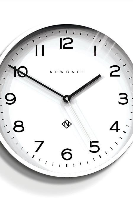 Number Three Echo Clock - Silicone White