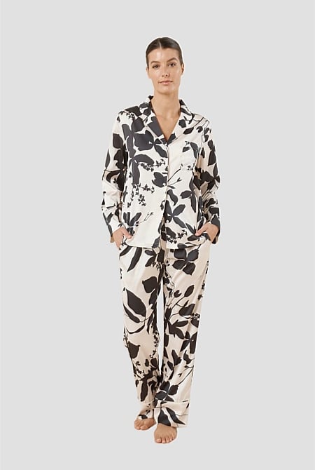 Ivy Silky Satin Pj Set