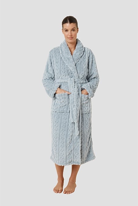 Gabriella Plush Long Robe