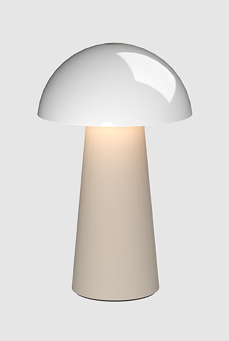 Bello Portable Rechargeable Lamp Ivory Sand
