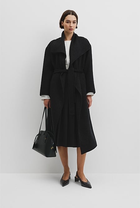 Oversized Wrap Coat