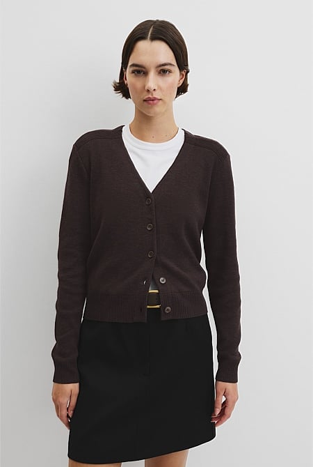 Organically Grown Cotton Linen Blend Knit Cardigan $59.95 ($139) + more up to 57% off Country Road deals