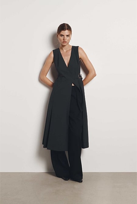 Wool Wrap Dress