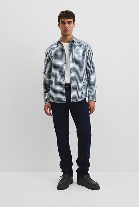 Regular Fit Flannel Gingham Shirt