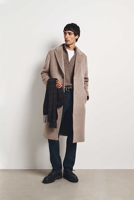 Single Breasted Tailored Overcoat