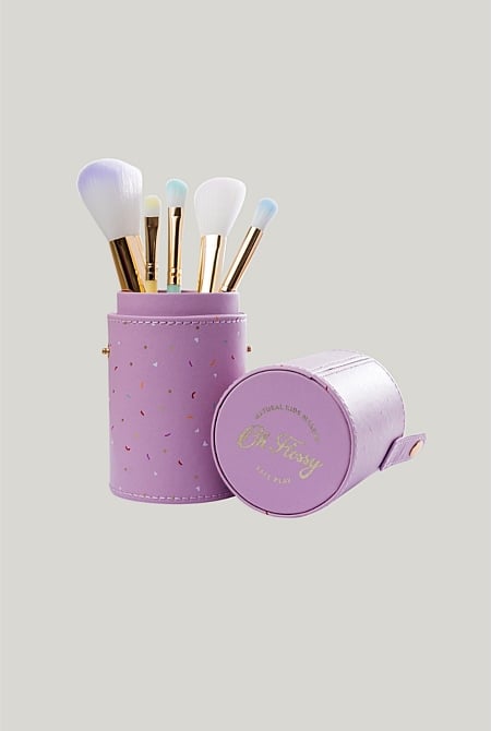 5-piece Rainbow Makeup Brush Set