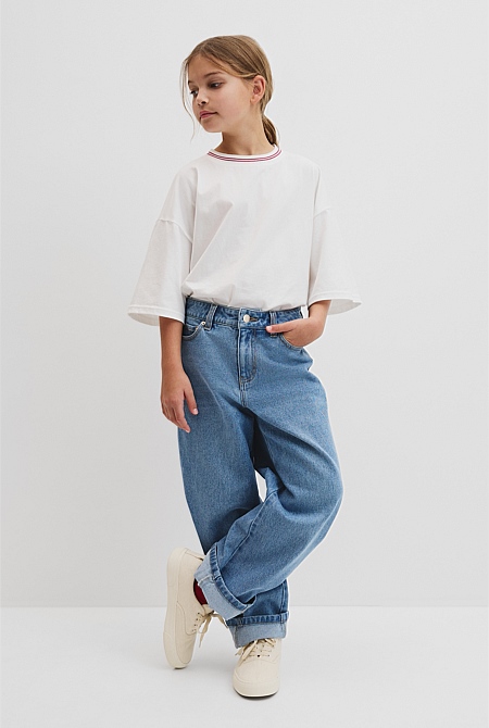 Teen Curved Seam Jean