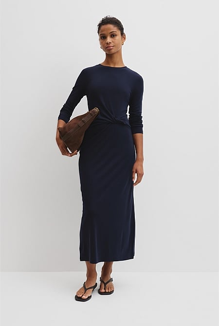Tencel Jersey Twist Dress