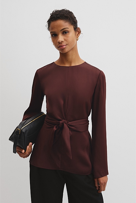 Twist Long Sleeve Blouse $99.95 ($199) + more up to 50% off Country Road deals