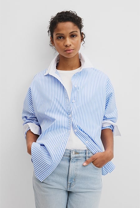 Dolman Striped Shirt