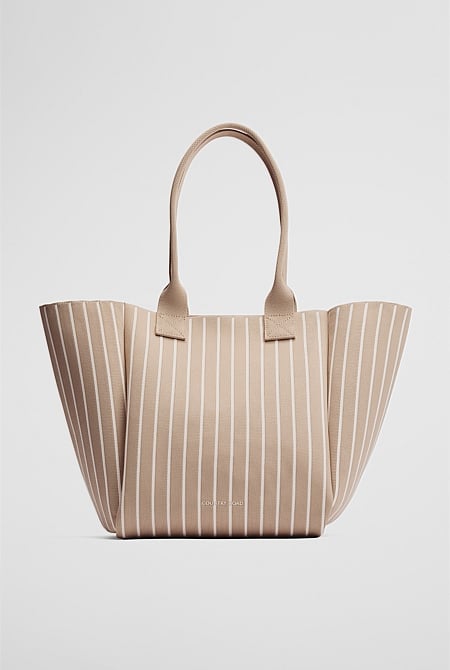 Stripe Knit Shopper