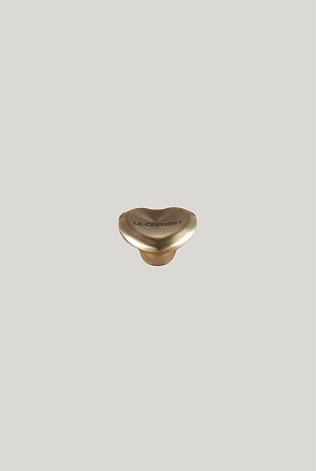 Gold Heart Knob Blister Pack