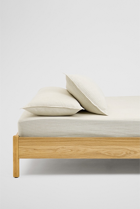 Skye Linen King Fitted Sheet