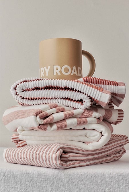 Isa Australian Cotton Tea Towel Pack Of 3