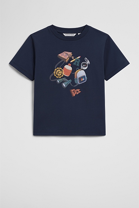 Australian Cotton Relaxed Adventure Short Sleeve T-Shirt