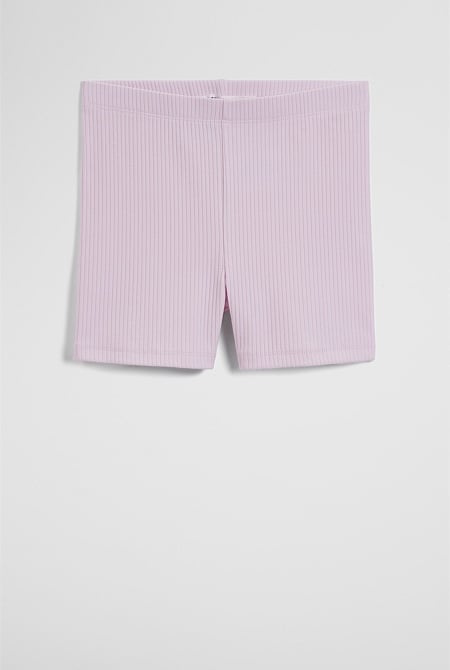 OrganicallyGrown Cotton Blend Rib Bike Short