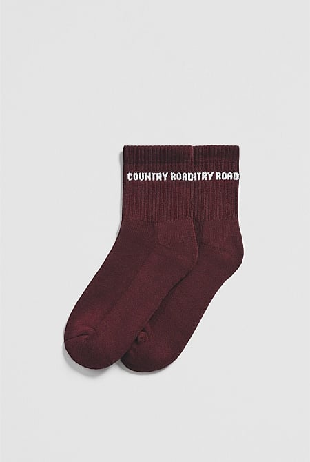 Australian Cotton Blend CR Sport Quarter Crew Sock
