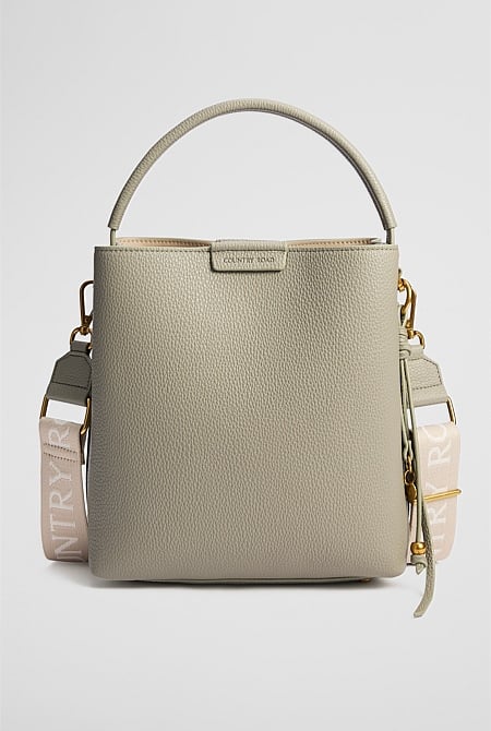 Spliced Bucket Bag