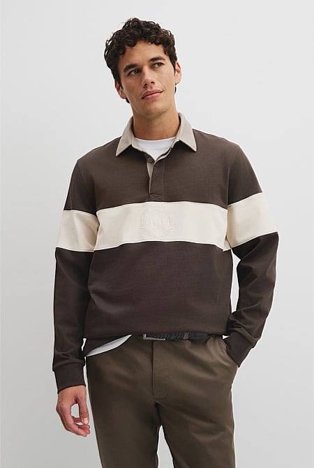 Australian Cotton Panel Rugby Polo