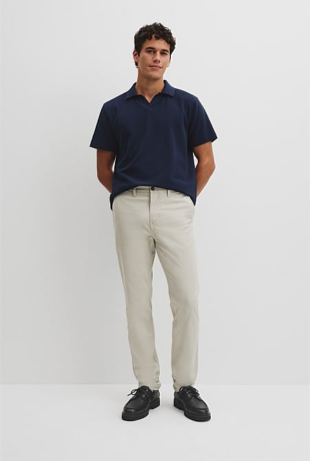 Australian Cotton Tapered Fit Stretch Chino