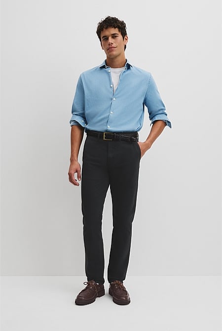 Australian Cotton Tapered Fit Stretch Chino