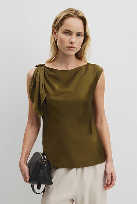 Tie Shoulder Top