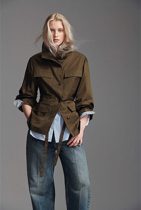 Cinched Utility Jacket