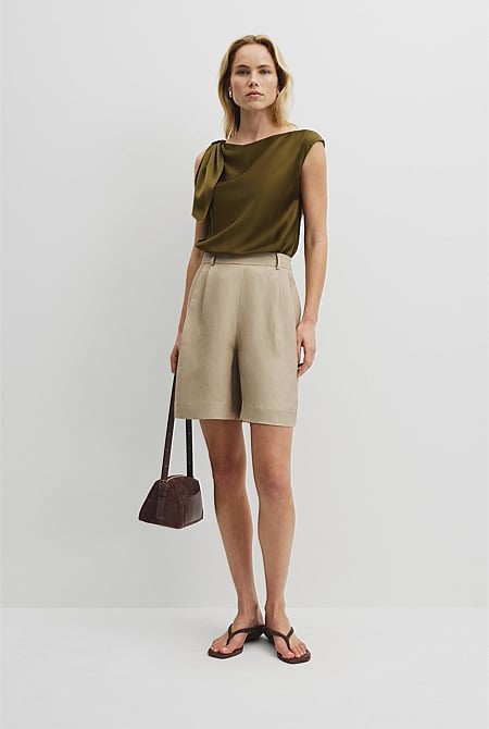 Twill Suit Short