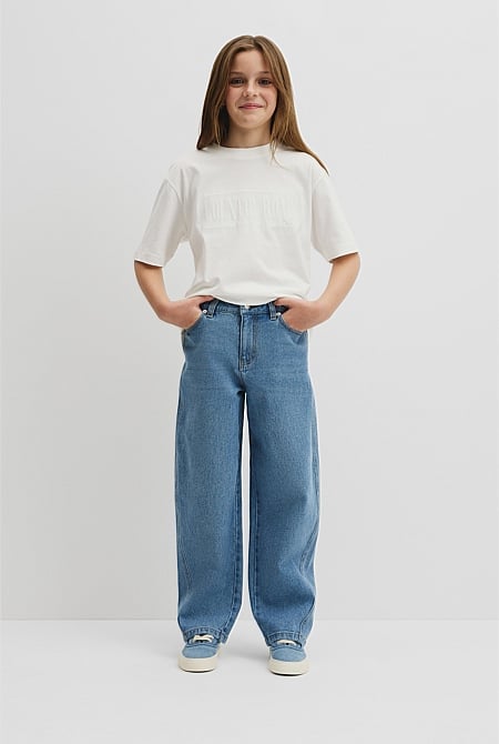 Teen Australian Cotton Short Sleeve Relaxed Heritage T-Shirt