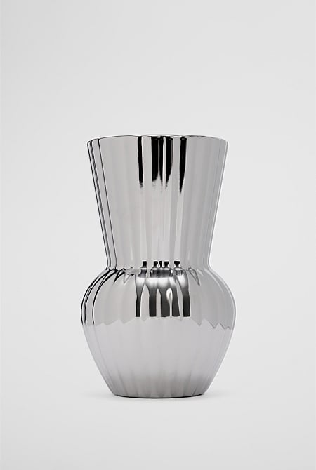 Vicki Small Metallic Vase