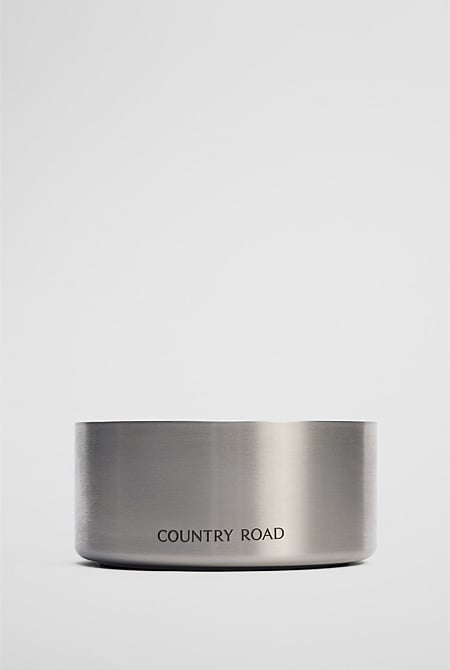 Axel Small Metallic Pet Bowl