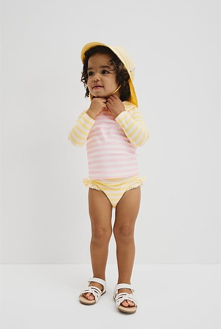 Long Sleeve 3 Piece Swim Set