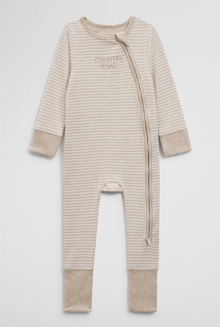 Stripe Rib Jumpsuit