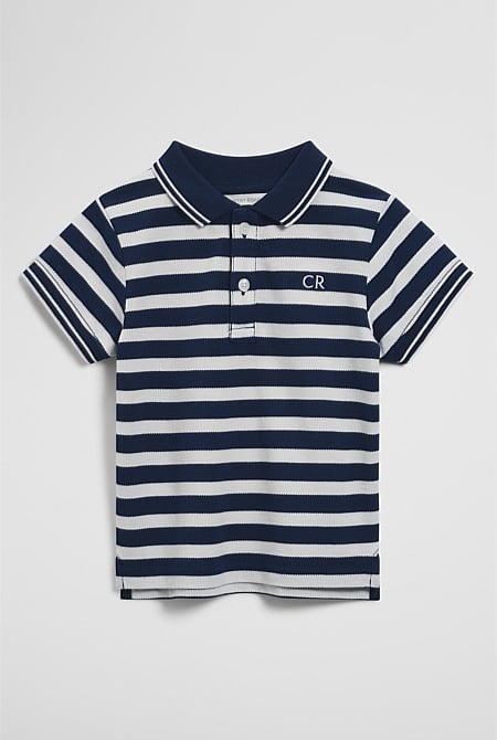 Short Sleeve Logo Polo