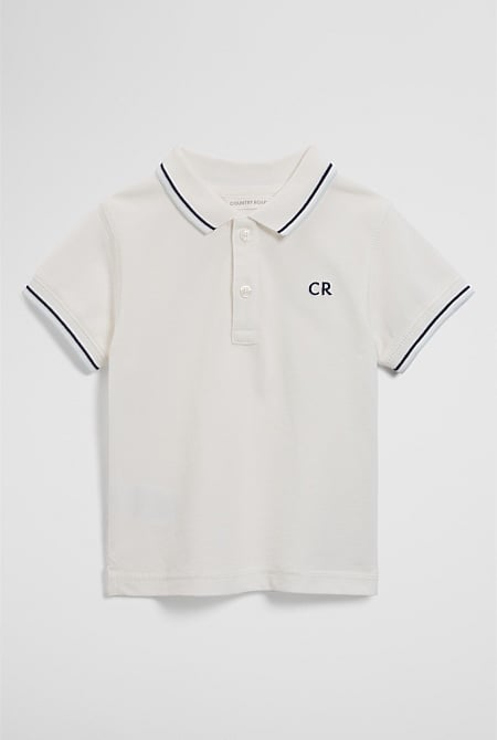 Short Sleeve Logo Polo