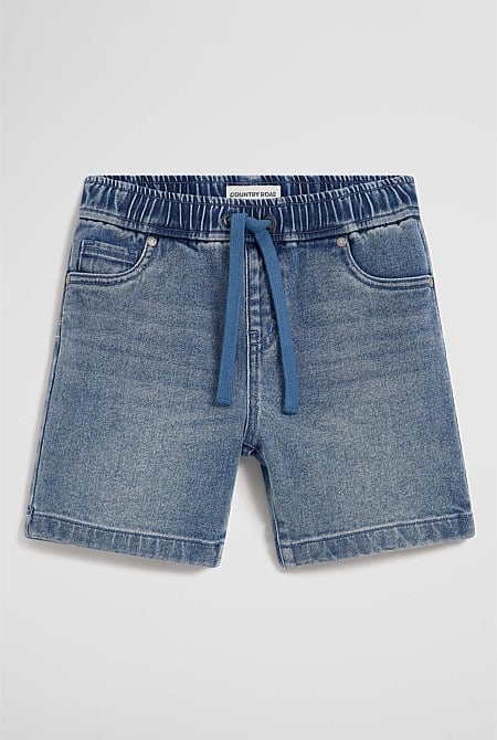 Pull On Denim Straight