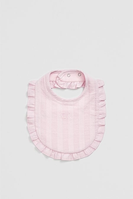Woven Frill Bib