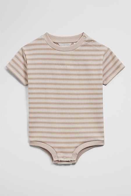 Short Sleeve Rib Oversized Bodysuit