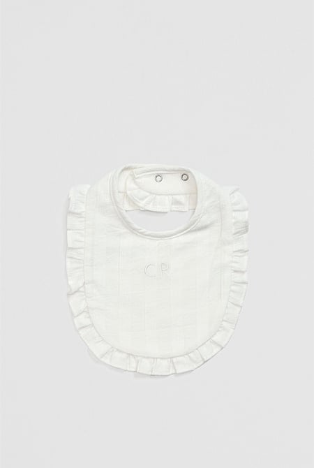 Woven Frill Bib