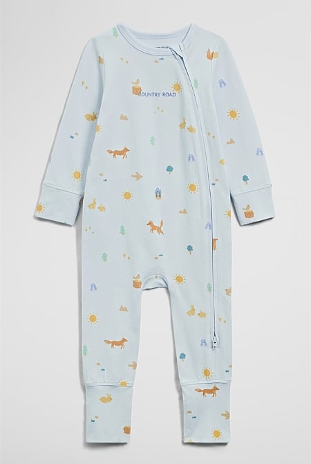 Jersey Print Jumpsuit