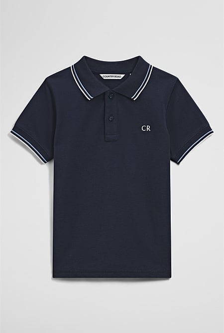Short Sleeve Logo Polo