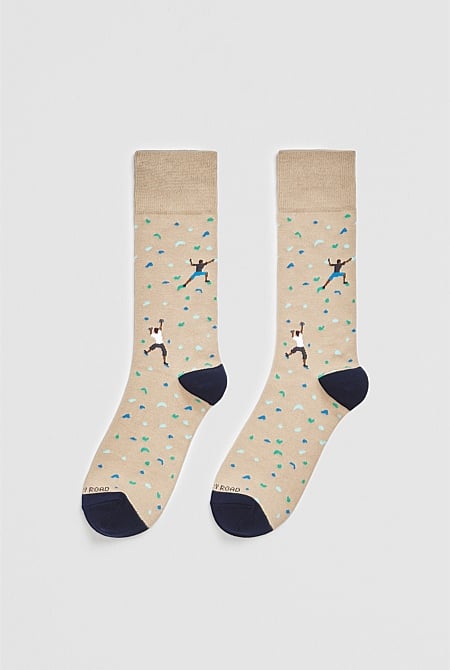 Australian Cotton Blend Bouldering Sock
